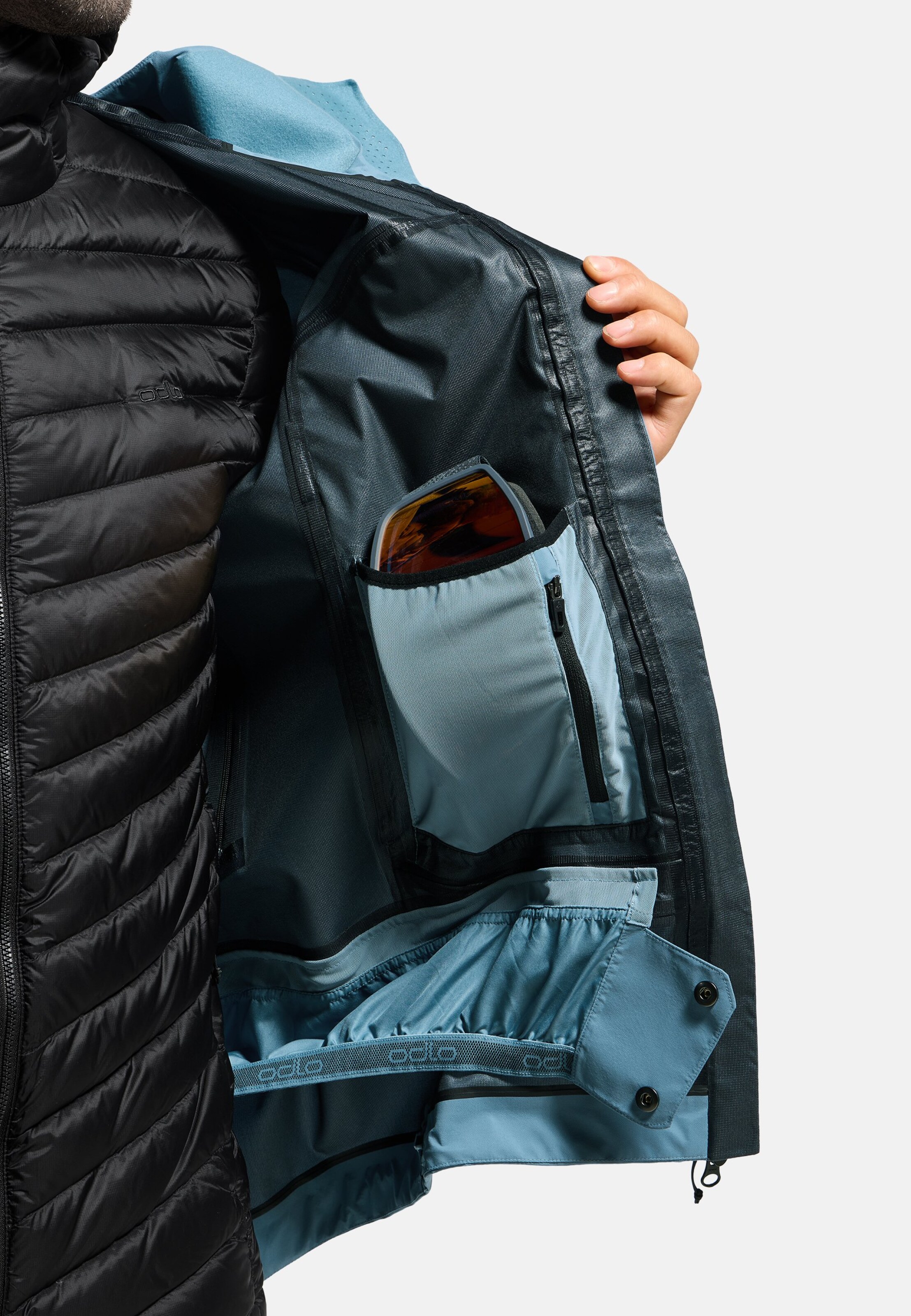 X-Alp 3L Hardshell Ski-Jacke in provincial blue