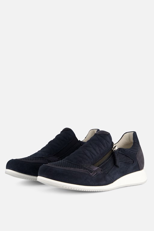 Gabor Instappers blauw Nubuck
