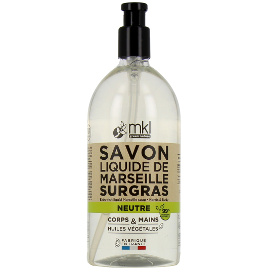 MKL savon liquide de Marseille surgras - Corps et mains