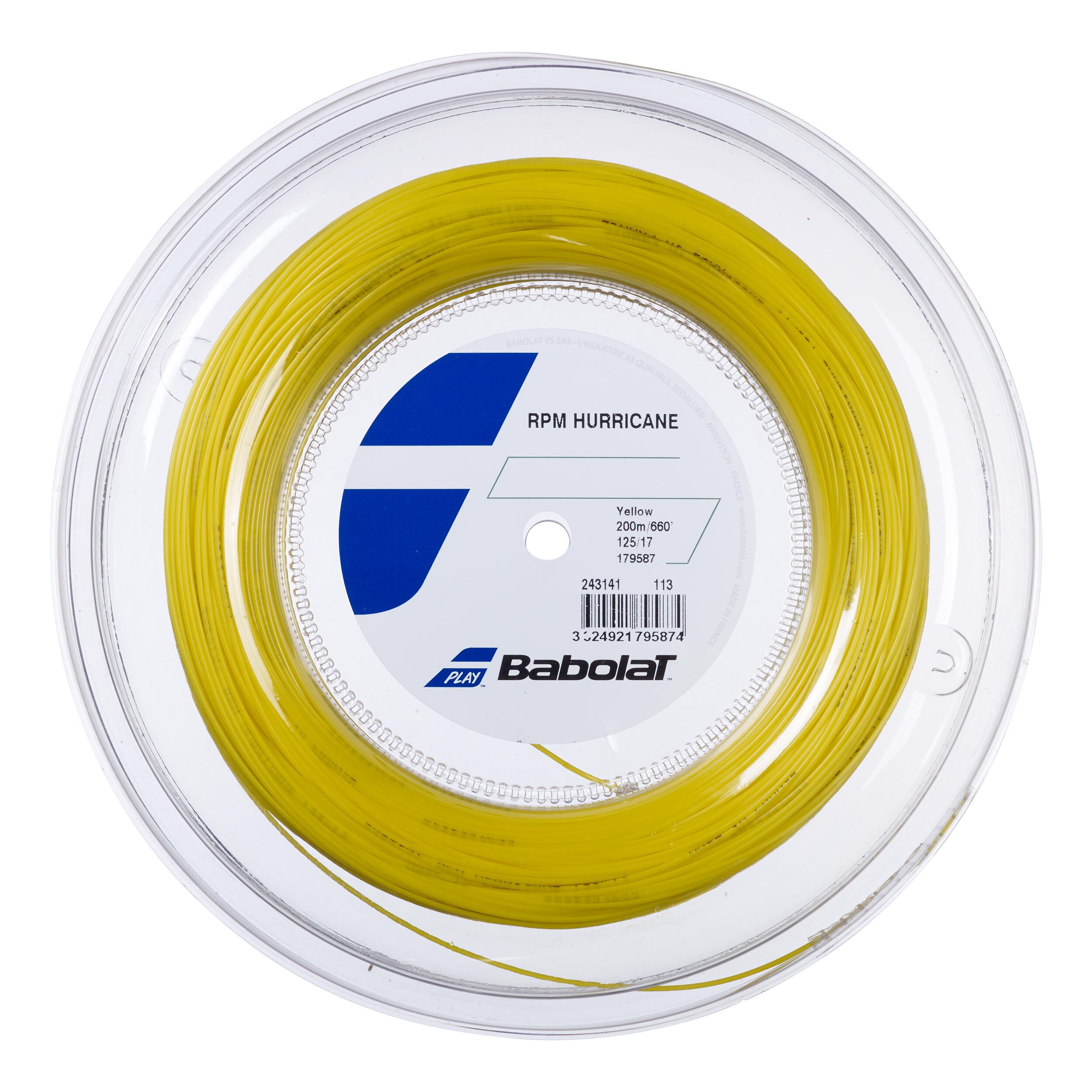 Babolat RPM Hurricane Bobine Cordage 200m - Jaune