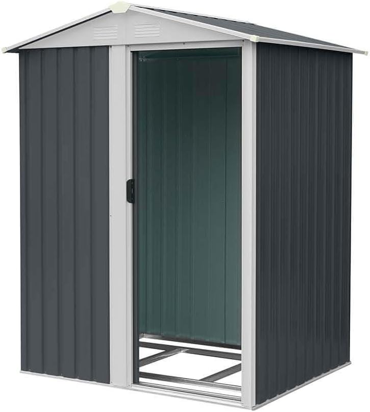 Home Deluxe - Geräteschuppen BOHIO - Größe: S - Maße 151 x 131 x 189 cm, Raumfläche 1,8 m², inkl. Fundament I Gerätehaus Gartenschuppen Gartenschrank