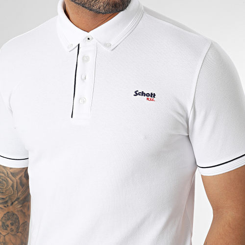 Polo Manches Courtes Byron Blanc
