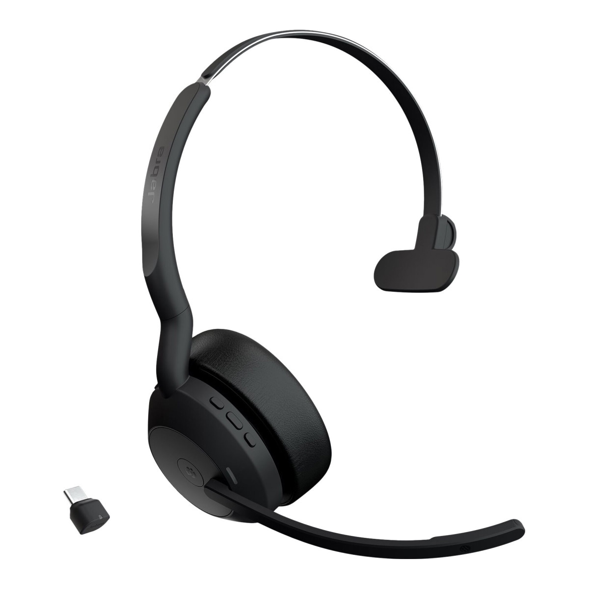 Jabra Evolve2 55 Link380c MS monoheadset (sort)