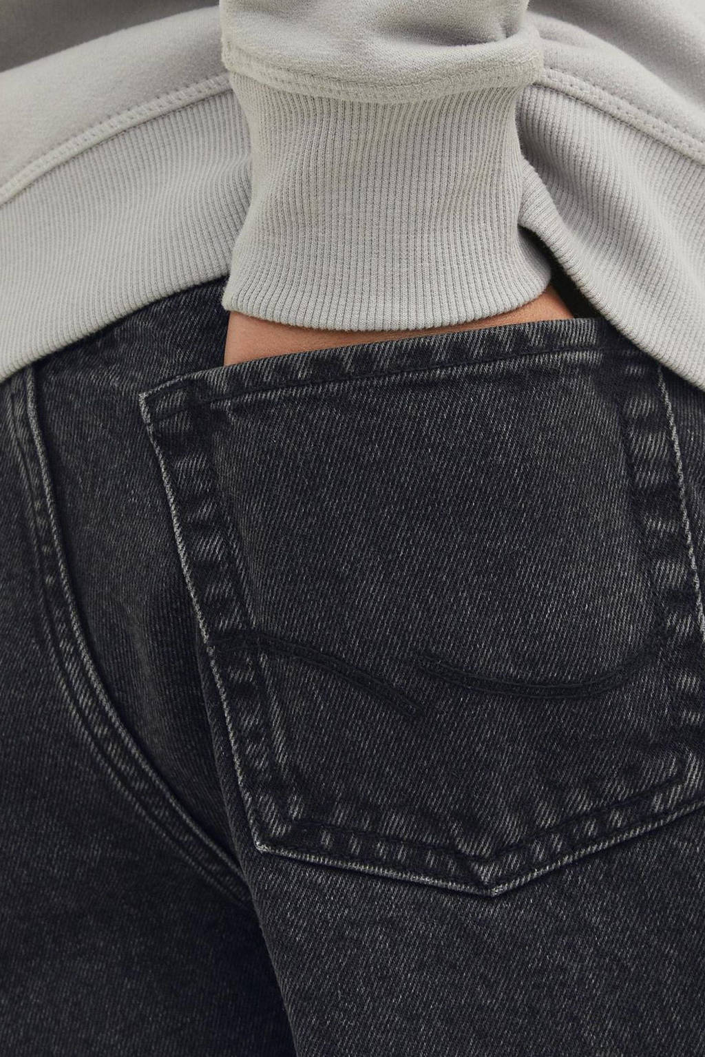 JACK & JONES baggy fit jeans JJIALEX JJORIGINAL black denim