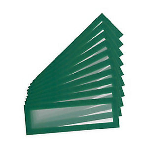 Tarifold Magneto Pro Solo - Pochette murale - Cadre d'affichage magnétique A5/A4 - Cadre vert - Lot de 10