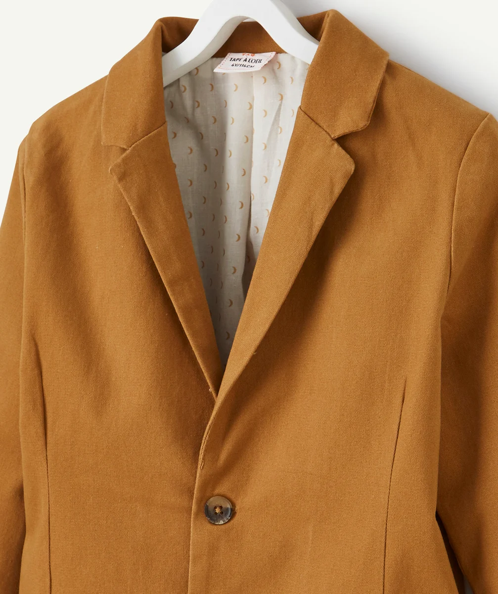 BLAZER GARÇON CAMEL