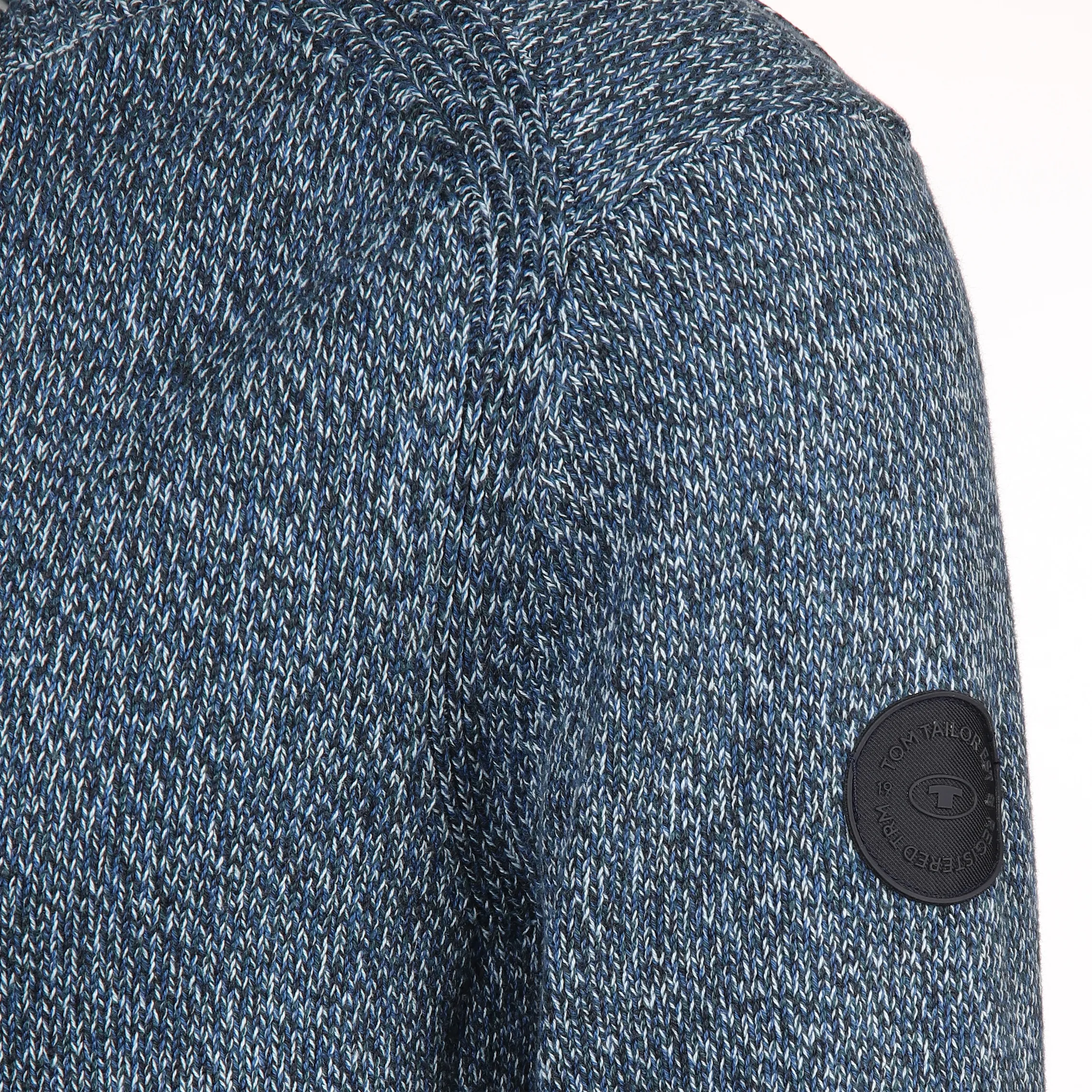 Herren Strickpullover in melierter Optik
