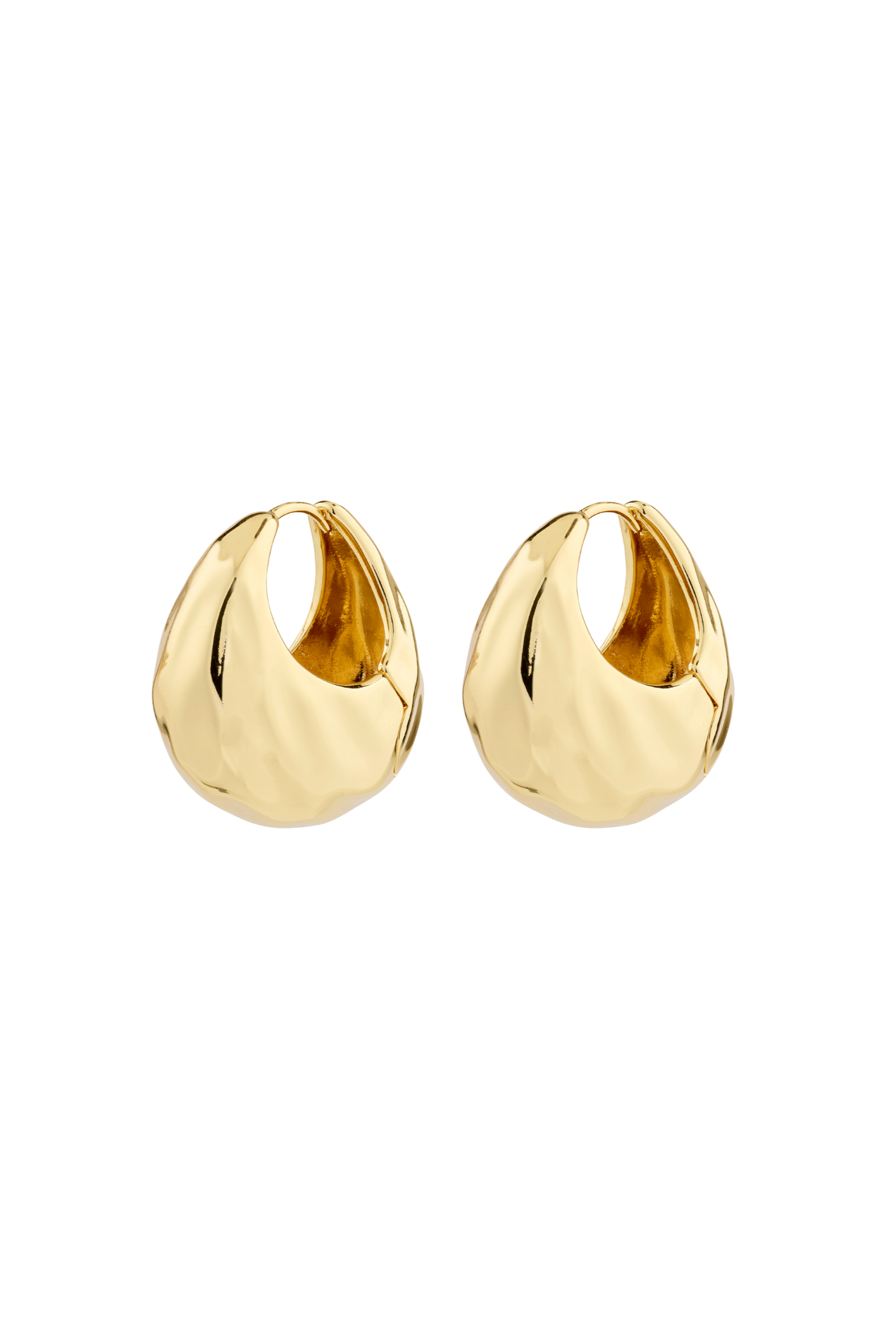 PILGRIM  BELIEVE chunky hoops - forgyldt