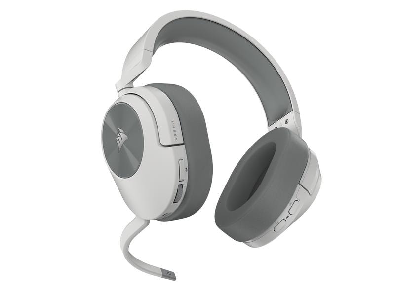 Corsair Headset HS55 Wireless Weiss Kabellosses Gaming Headset mit Surround Sound