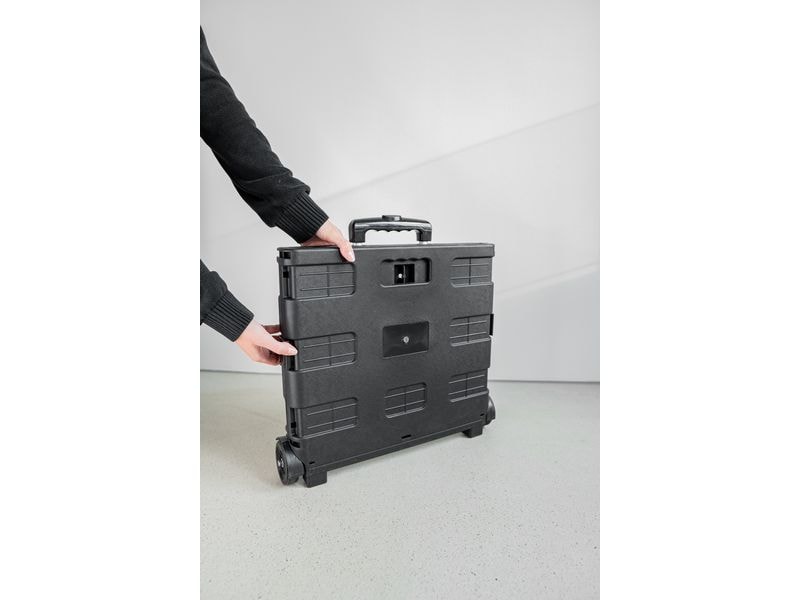 Edi Baur Klappbox Caddy 45 L Faltbarer Waffenkoffer für Werkstatt, Büro, Einkauf, Reinigung und vieles mehr
