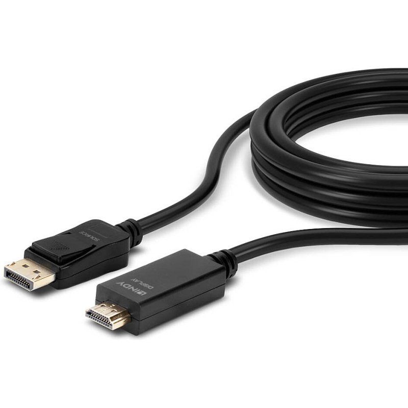 Lindy Câble adaptateur Display Port vers HDMI 4K30Hz de 3 m