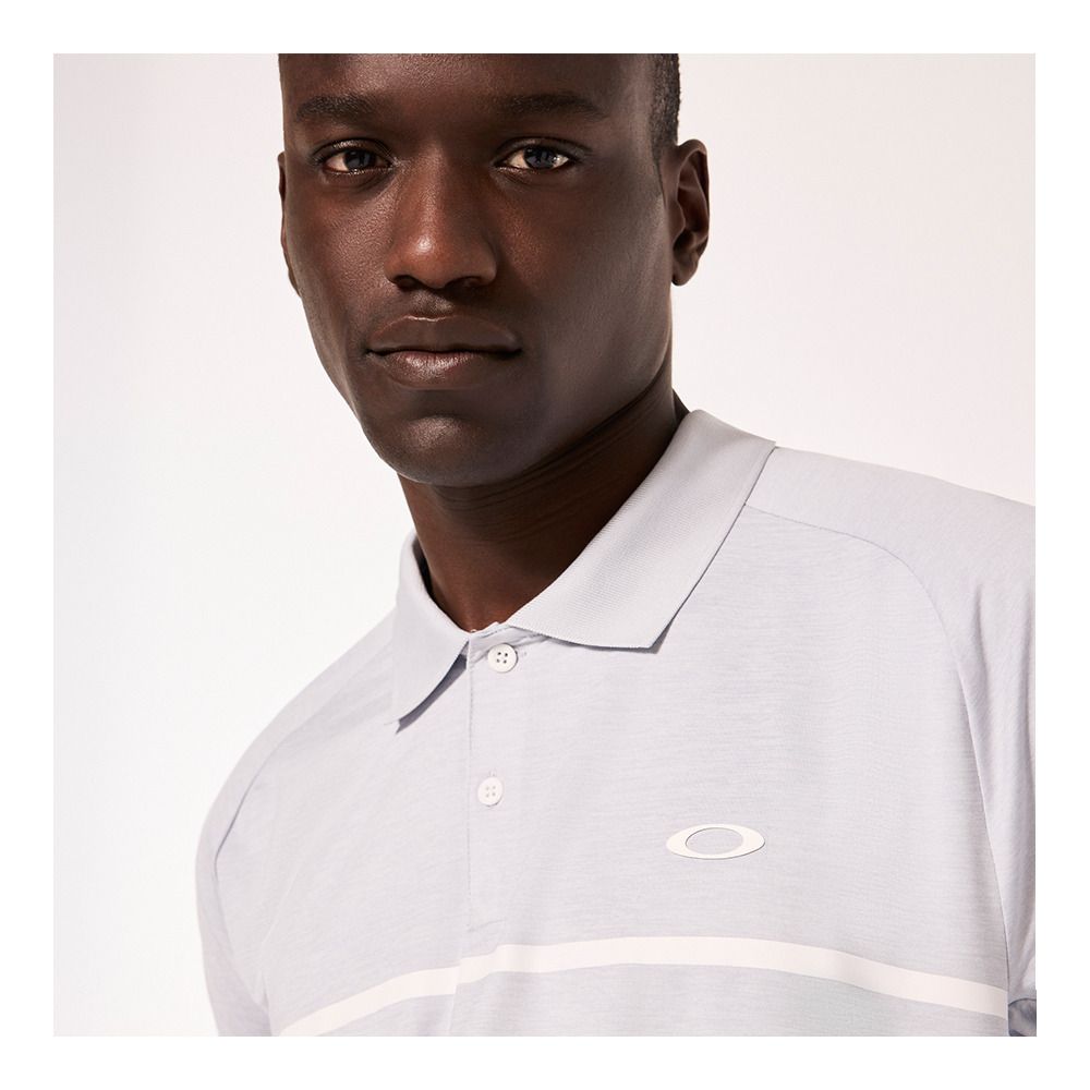Oakley UV SLEEVE TECH - Polo Homme arctic ice