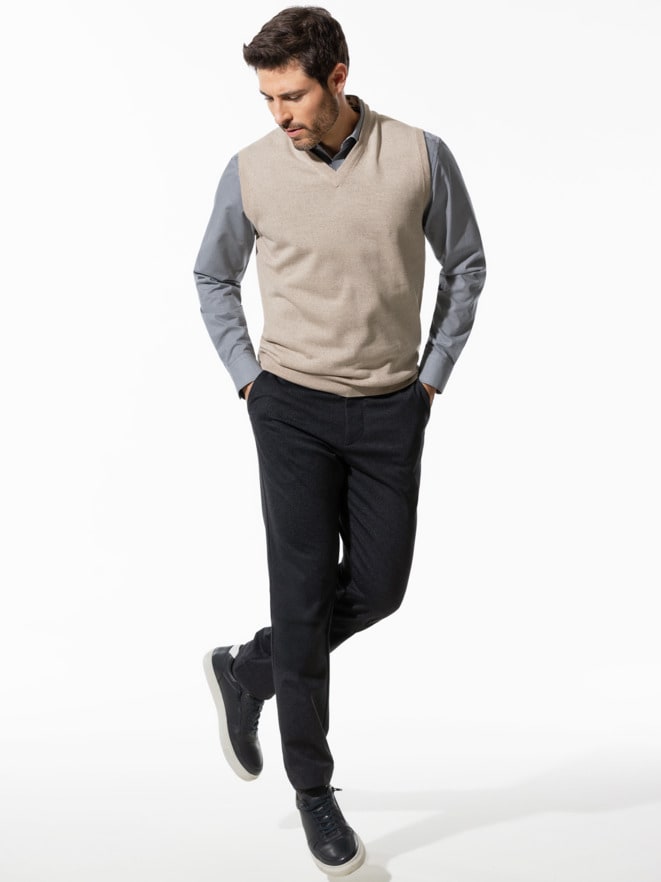Merino-Mix V-Pullunder