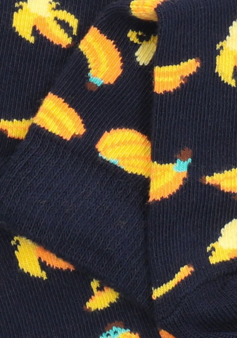 HAPPY SOCKS zwarte happy socks sokken kids banana
