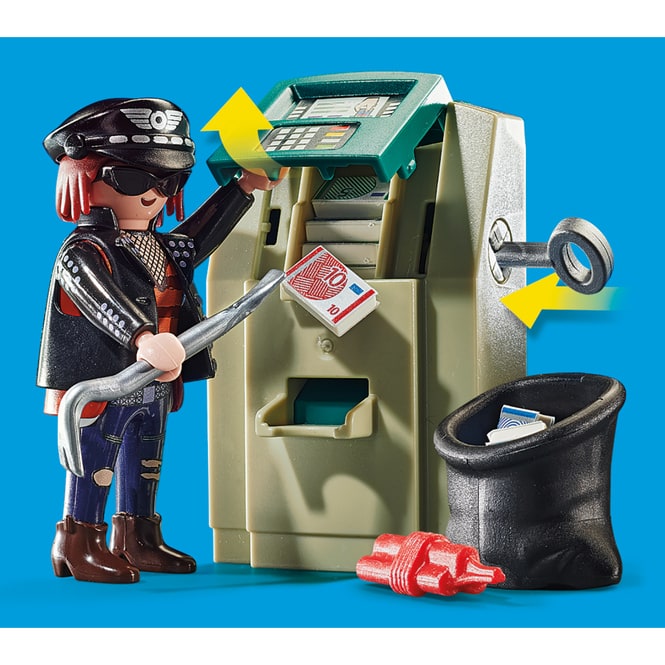 Playmobil® 70572 - Polizei-Motorrad: Verfolgung des Geldräubers - Playmobil® City Action