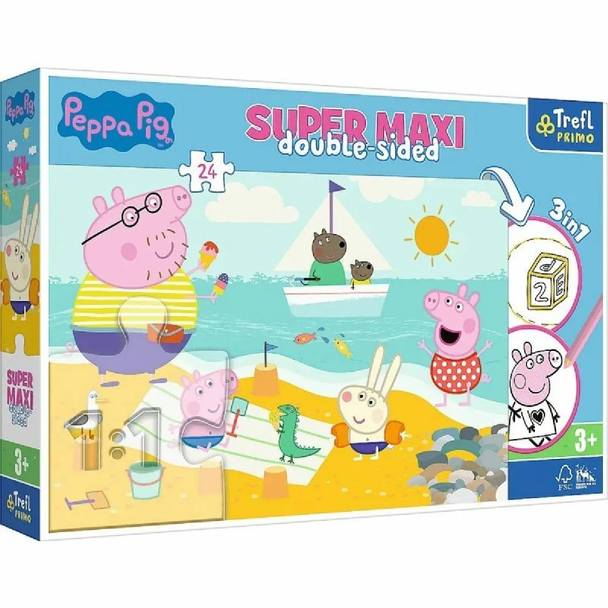 Trefl Peppa's Happy Day Puzzle 24 Éléments