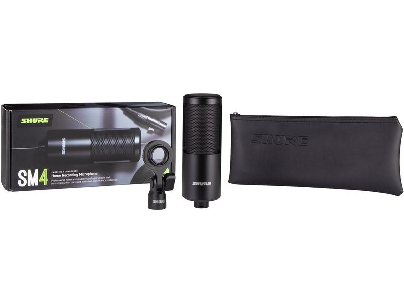 Shure Kondensatormikrofon SM4-K Homerecording Kondensatormikrofon