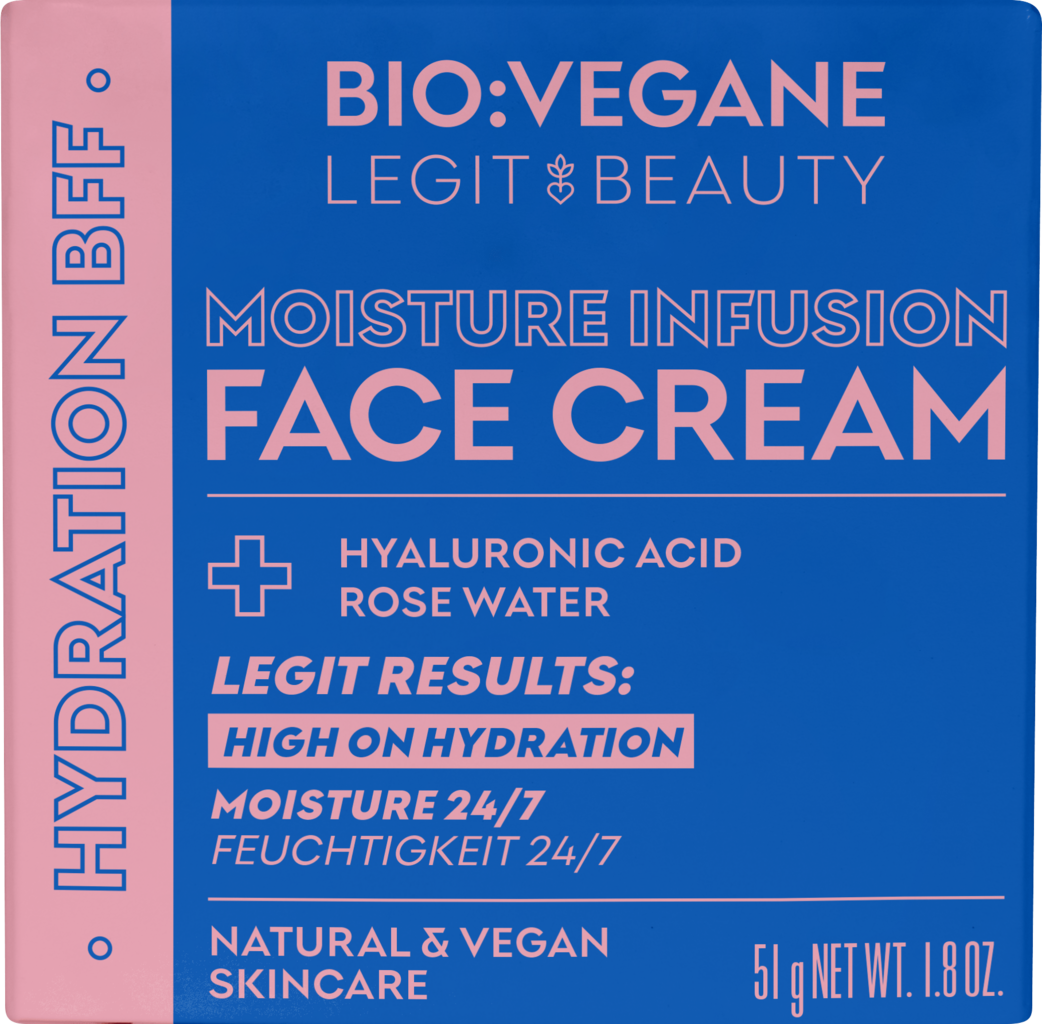 BIO:VÉGANE Legit Beauty  Moisture Infusion Face Cream, 50 ml
