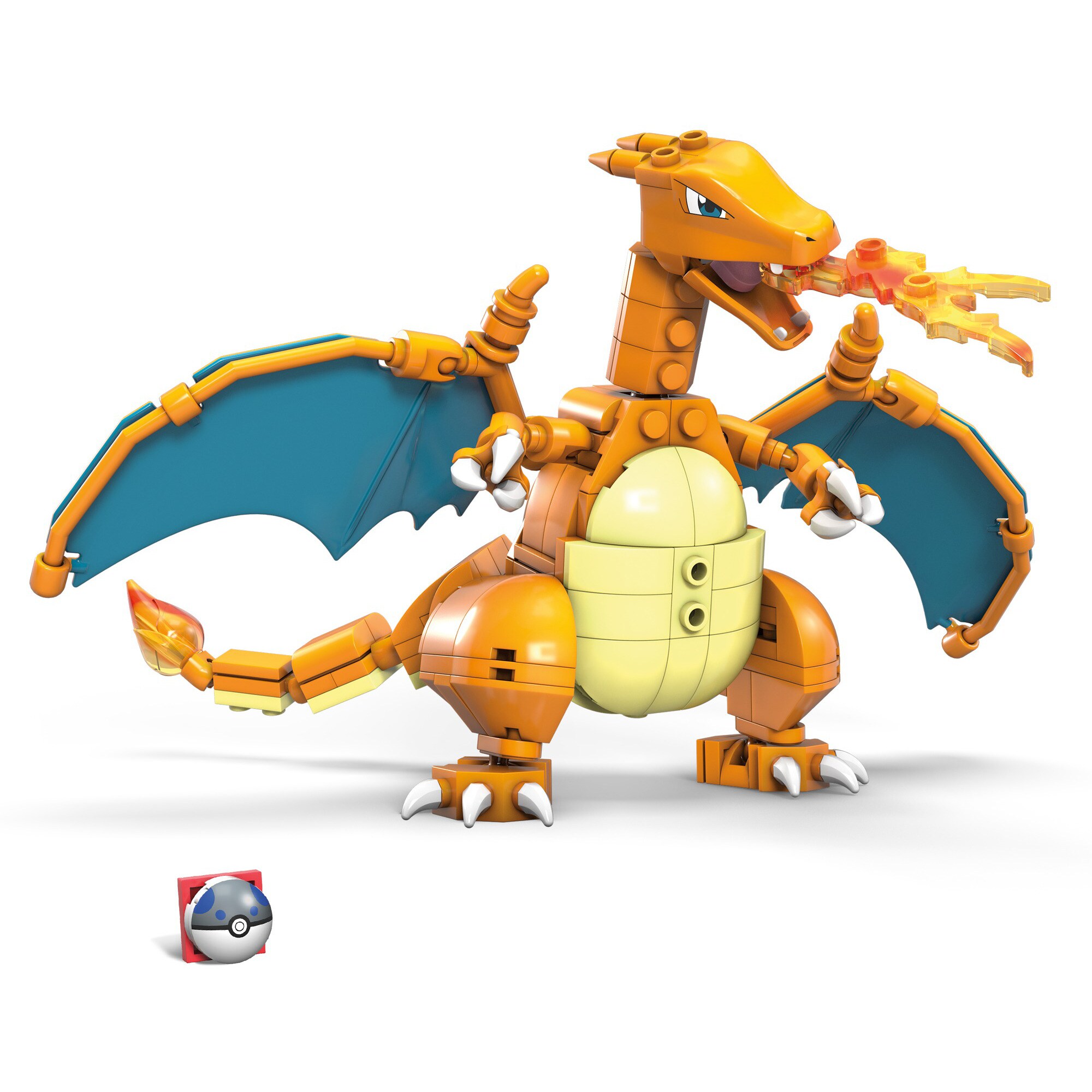 Mattel Konstruktionsspielzeug Pokémon Glurak