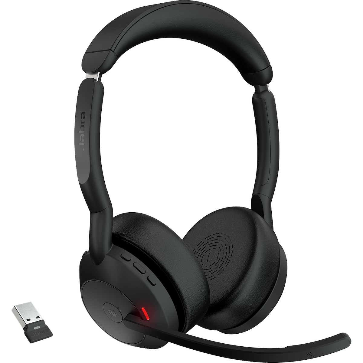 Jabra Evolve2 55 MS Teams USB-A hodetelefoner (sort)