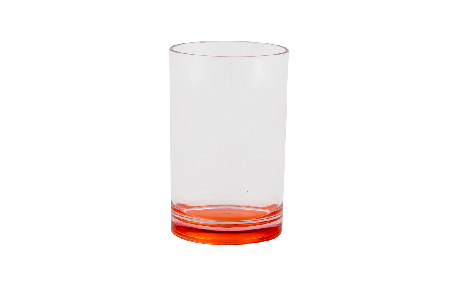 Gimex Colour Line Wasser Glas mit farbigem Boden Rainbow 4tlg.