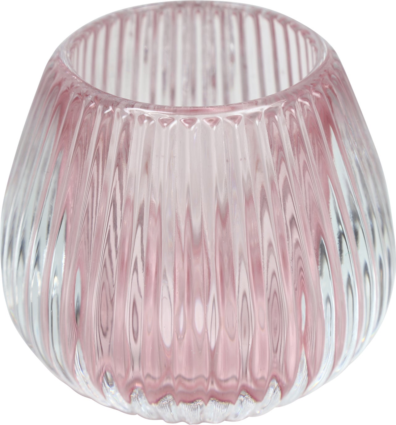 Countryfield waxinelichthouder Carlin roze D 10,2 H 8,5 cm