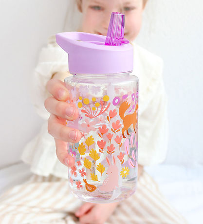 A Little Lovely Company Trinkflasche - 450 ml - Flower Garden