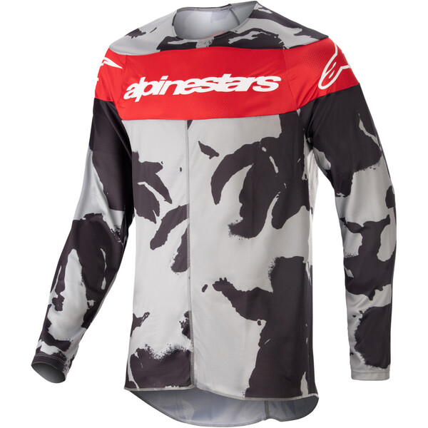 Alpinestars - Maillot Racer Tactical Camouflage Gris / Rouge