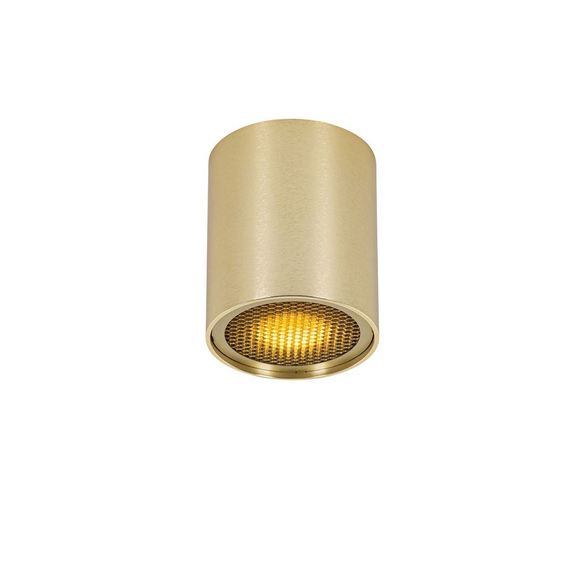 Design opbouwspot goud GU10 50mm - Tubo Honey