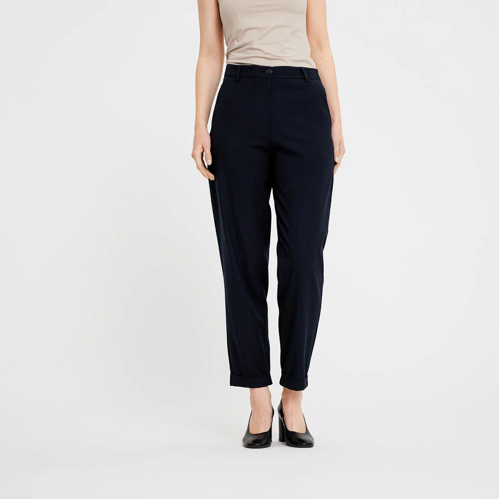 Five Units  Emma habitbukser - Navy Pinstripe