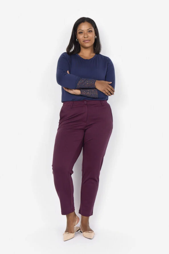 Wasabiconcept Curvy WA-STELLA 24 T-shirt Navy blå 6799 blue iris
