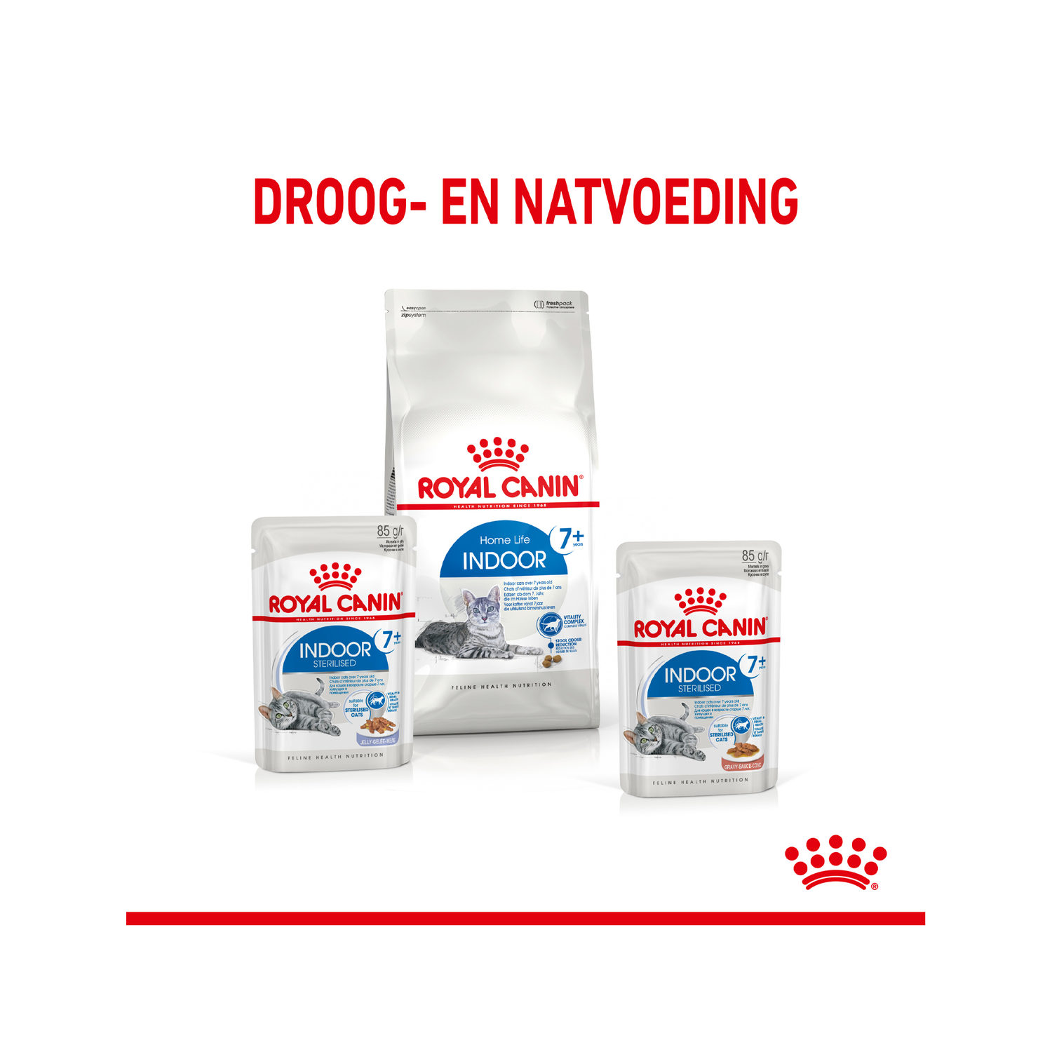 Royal Canin Sterilised Indoor 7+ in Gravy - Kattenvoer