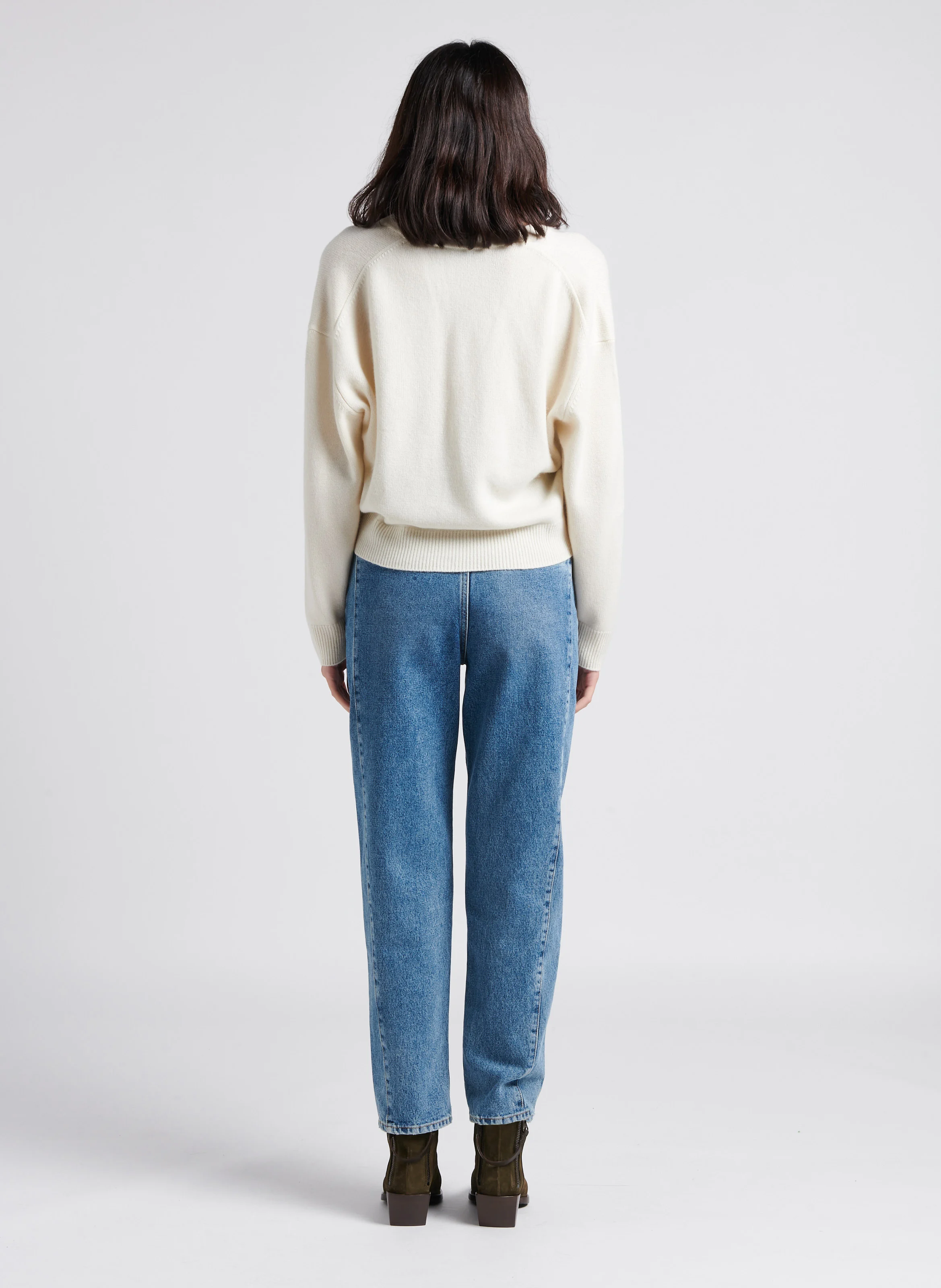 HAROLD - Jean droit en coton | Bleu