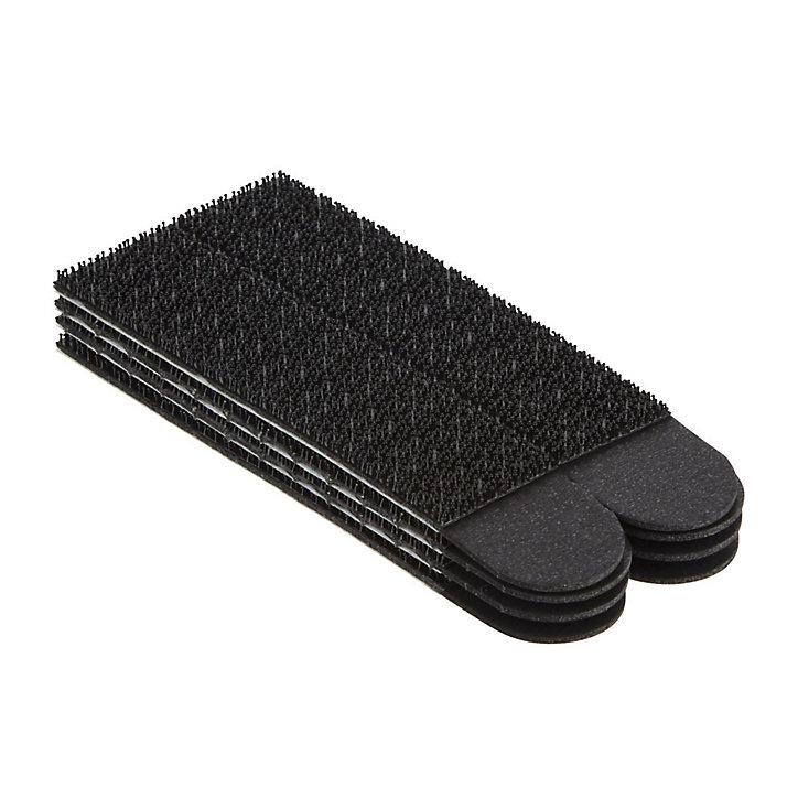 Lot de 8 languettes de fixation pour tableaux grand modèle Noir