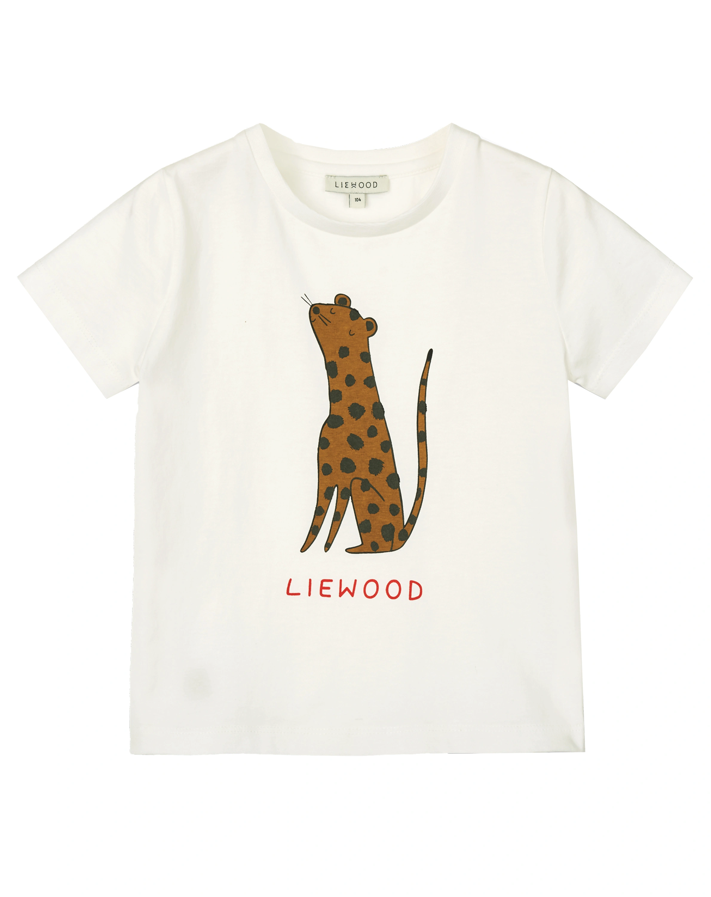 T-Shirt APIA LEOPARD in crisp white