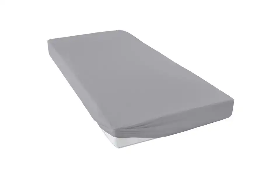 Spannbetttuch 100 cm 200 cm Grau