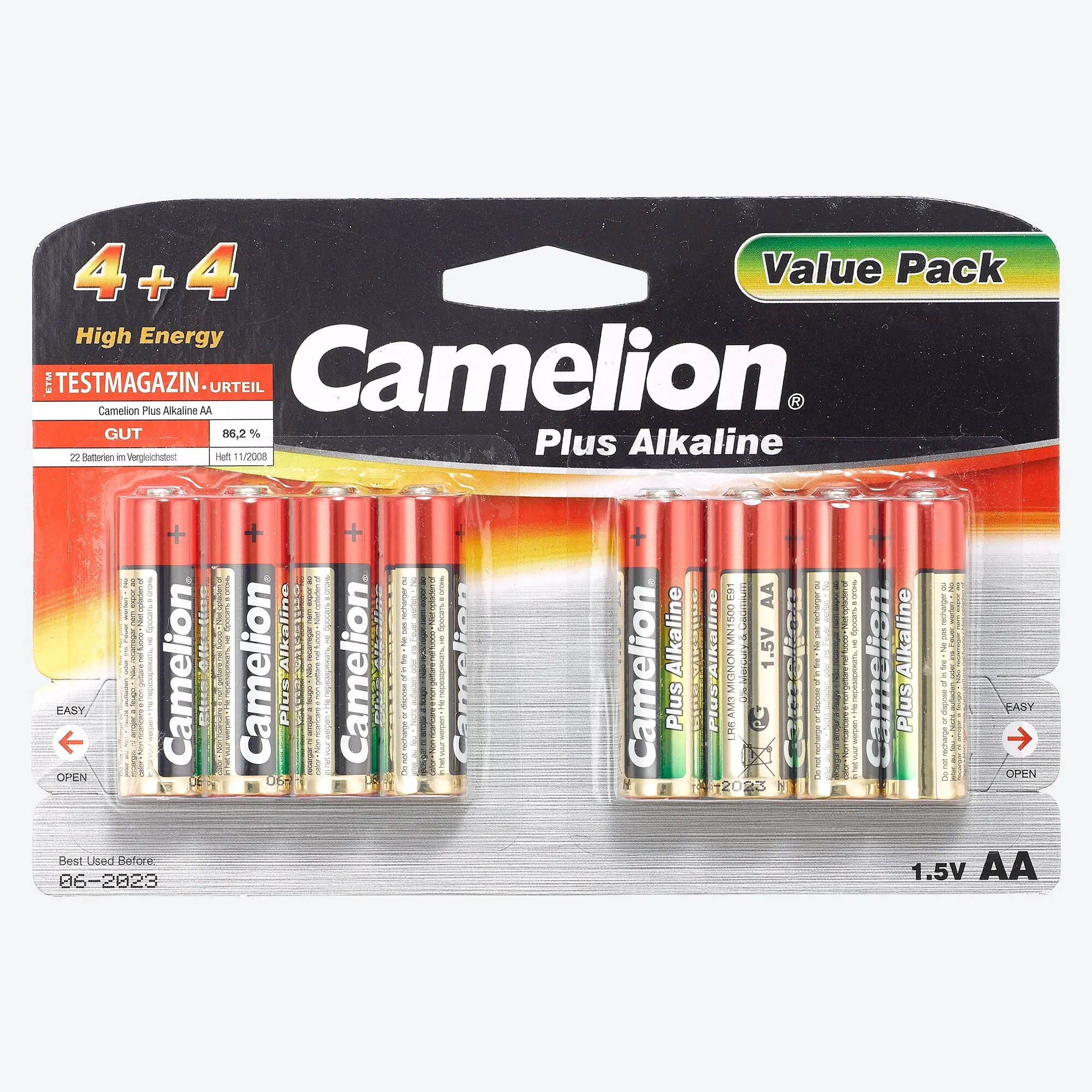Camelion Batterien Größe AA, 8er-Pack