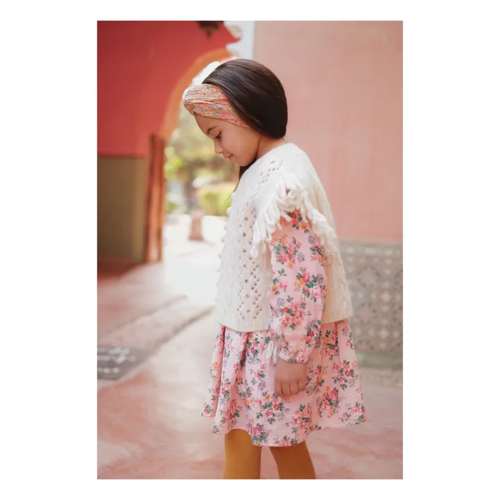 Louise Misha Robe Gaze de Coton Bio Lara | Rose pâle