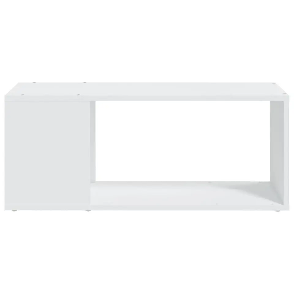 vidaXL - Tv-meubel - Wit - Bewerkt hout - 80 x 24 x 32 cm