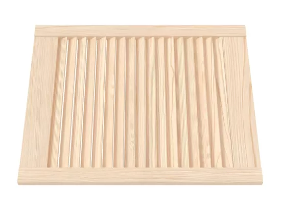 Porte d'armoire à persiennes 61,5x49,4 cm bois de pin massif