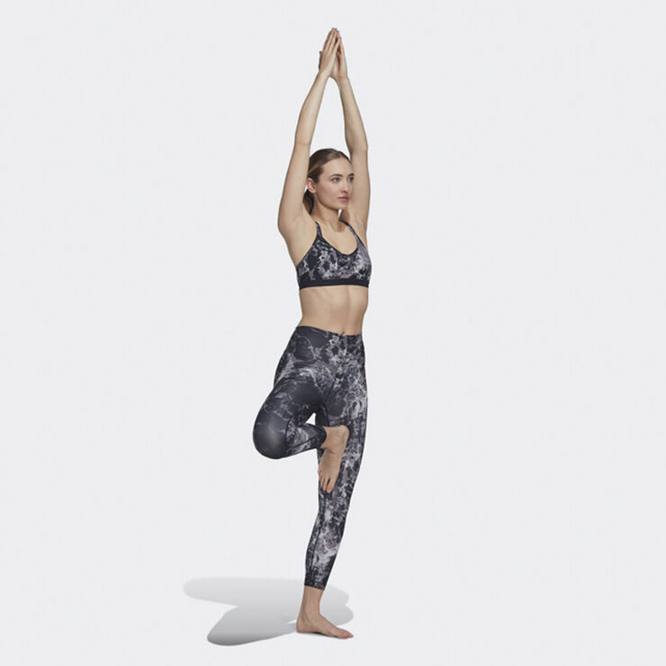 adidas Yoga Essentials Print 7/8 tights Sort
