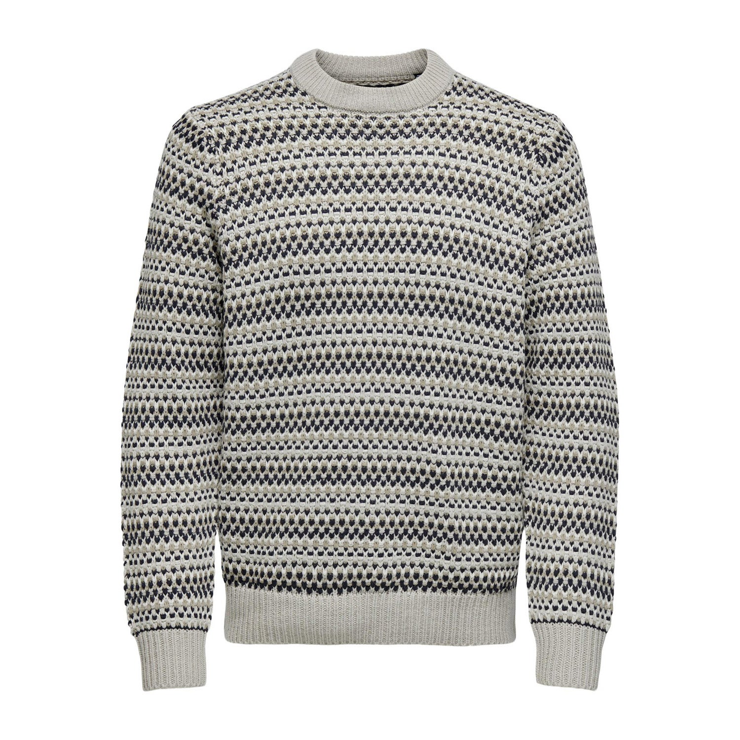ONLY & Sons  Musa Regular 3 structuur Crew Knit
