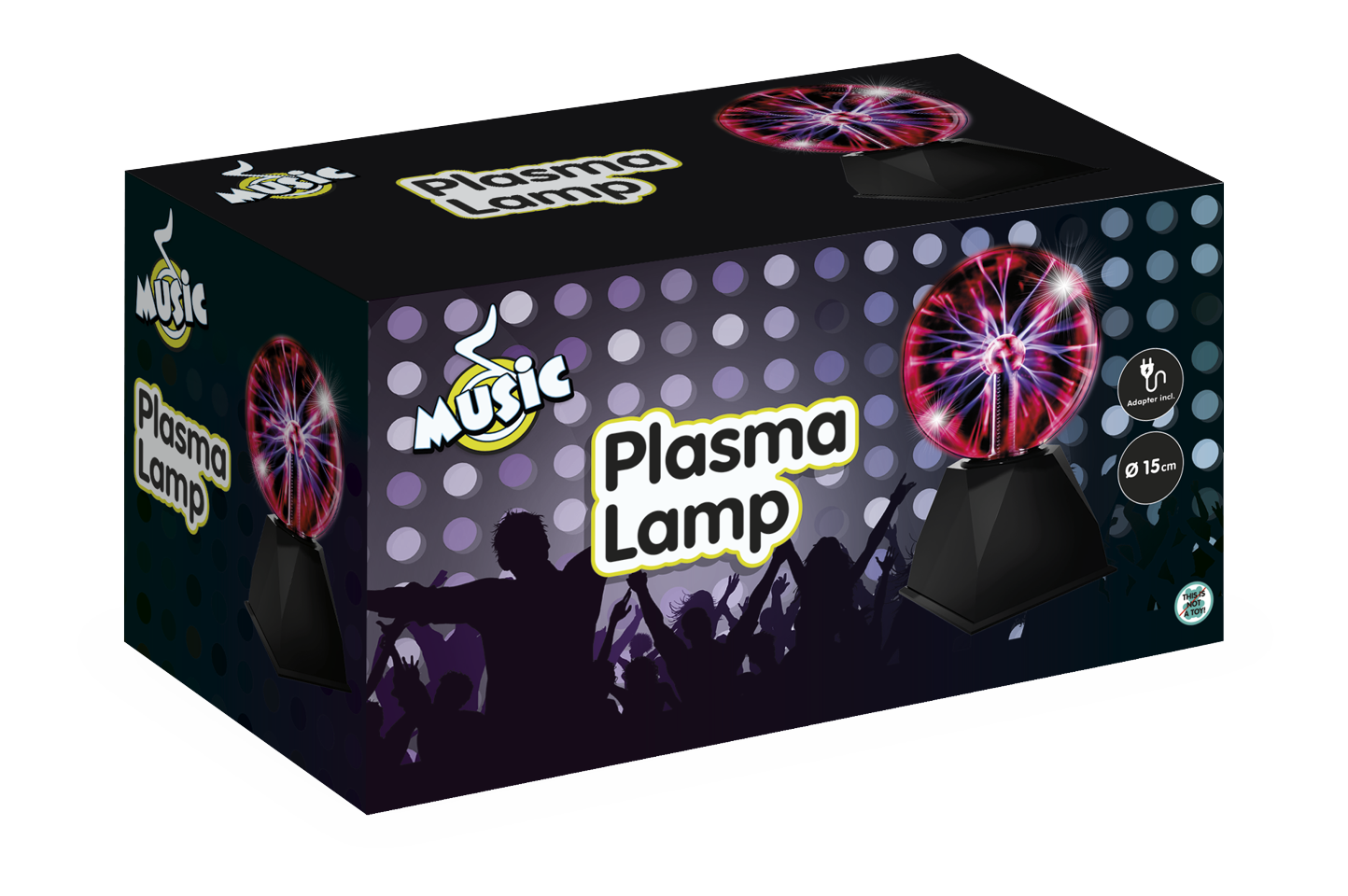 Music - Plasma Lampe Ø15cm