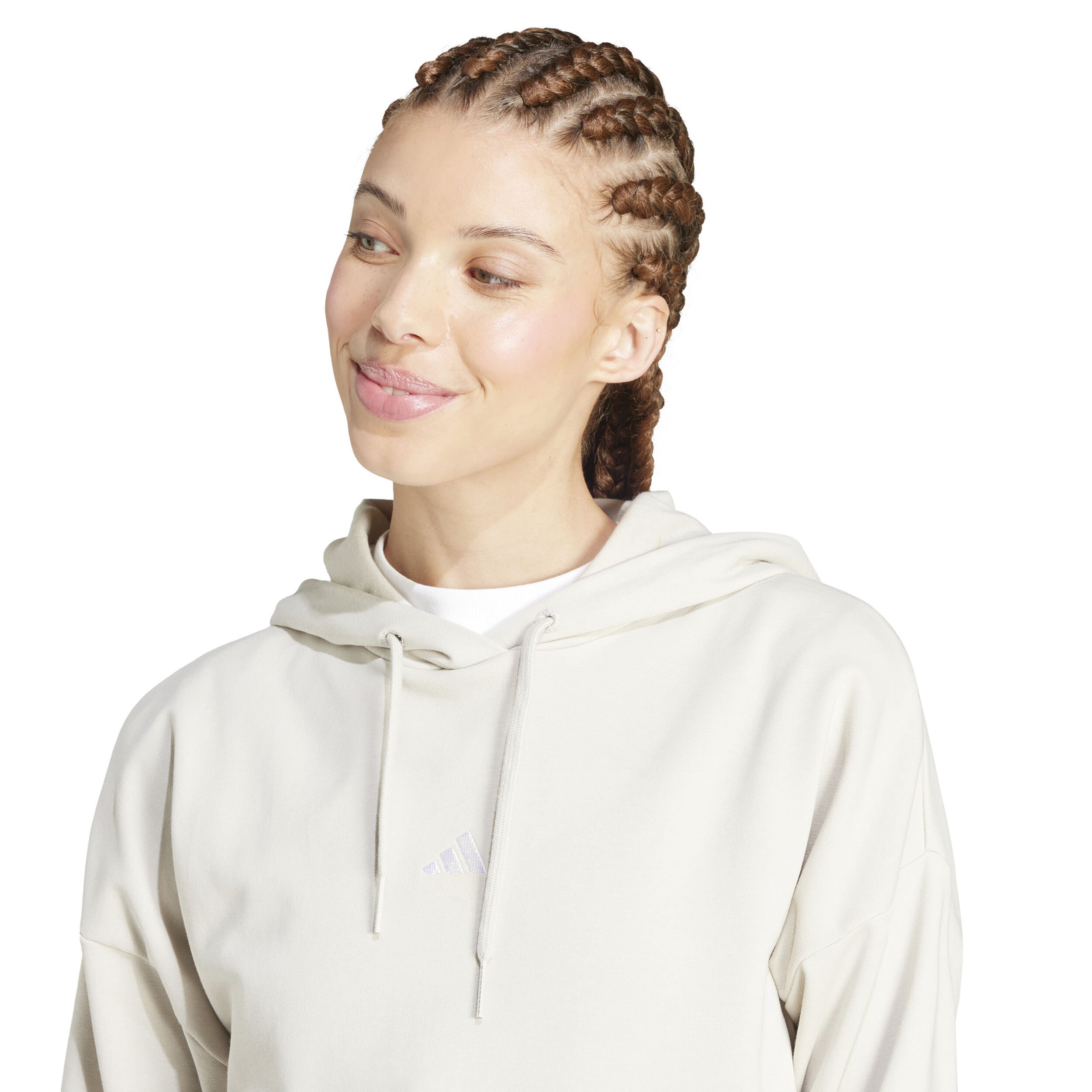 adidas Essentials Small Logo Sweat À Capuche Femmes - Gris