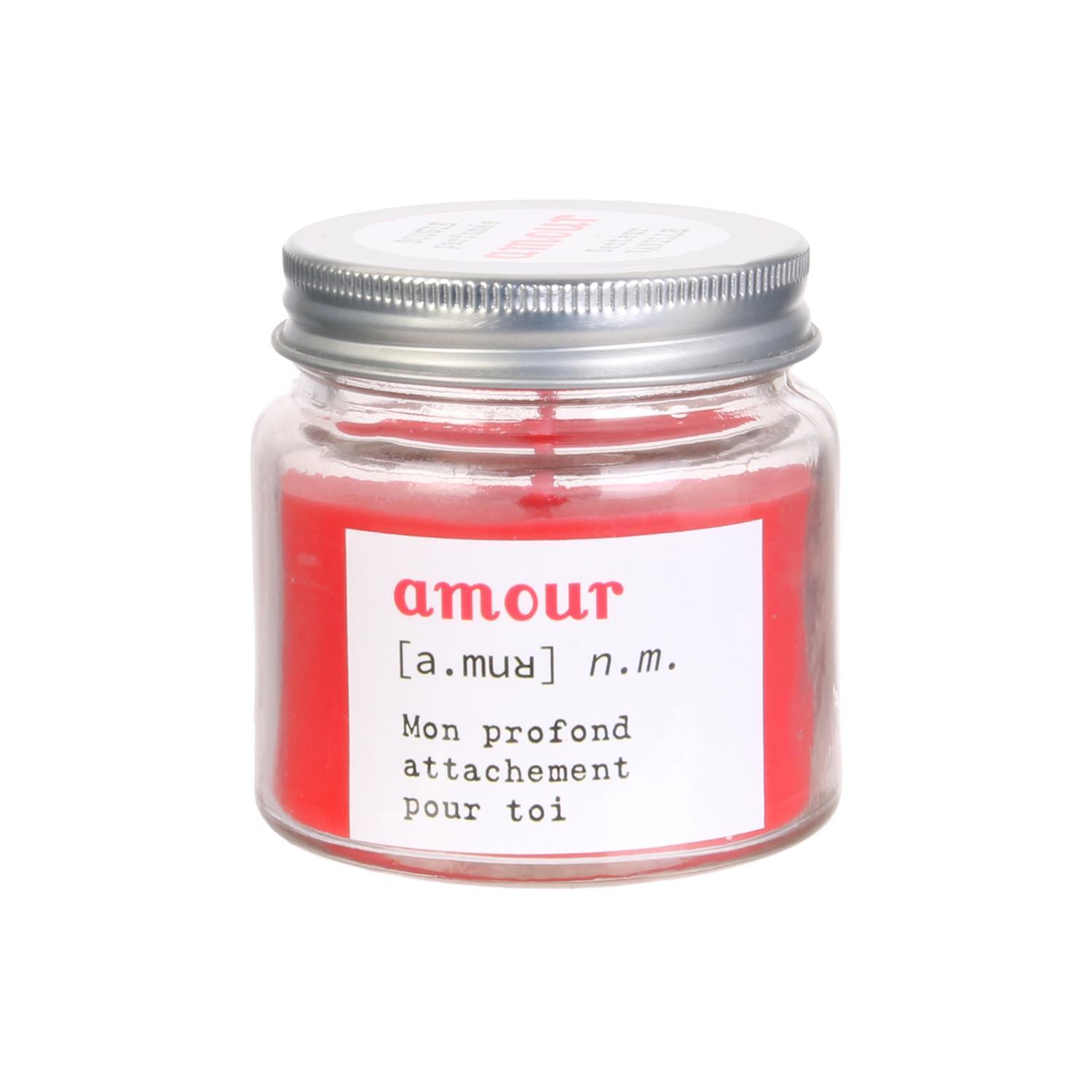BOUGIE MINI BOCAL MOTS AMOUR