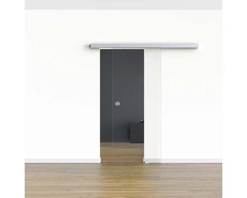 Pertura glazen schuifdeur Freia Clear 1025x2050 mm met verzonken greepboring