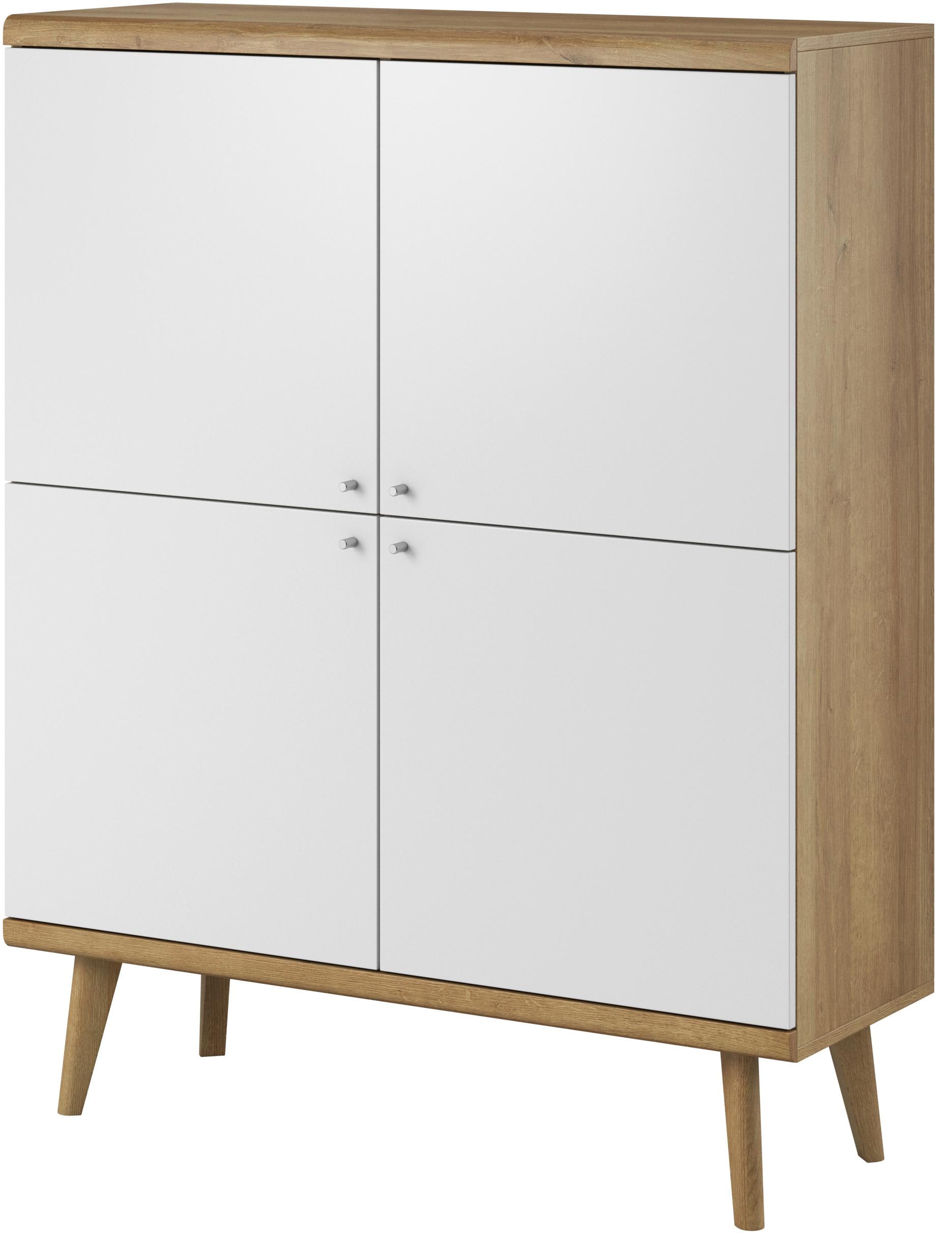 Home affaire Highboard »Merle« Scandi Design, Breite 107 cm
