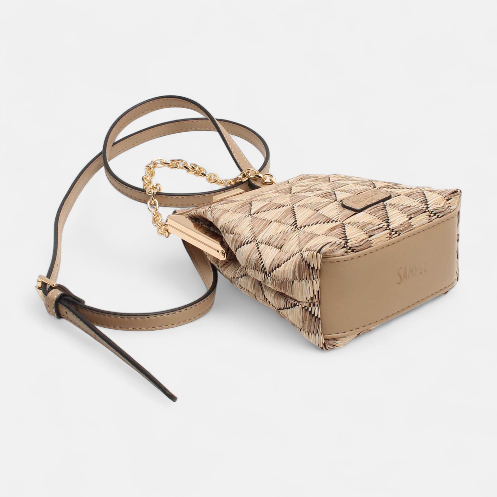Sac bandoulière beige