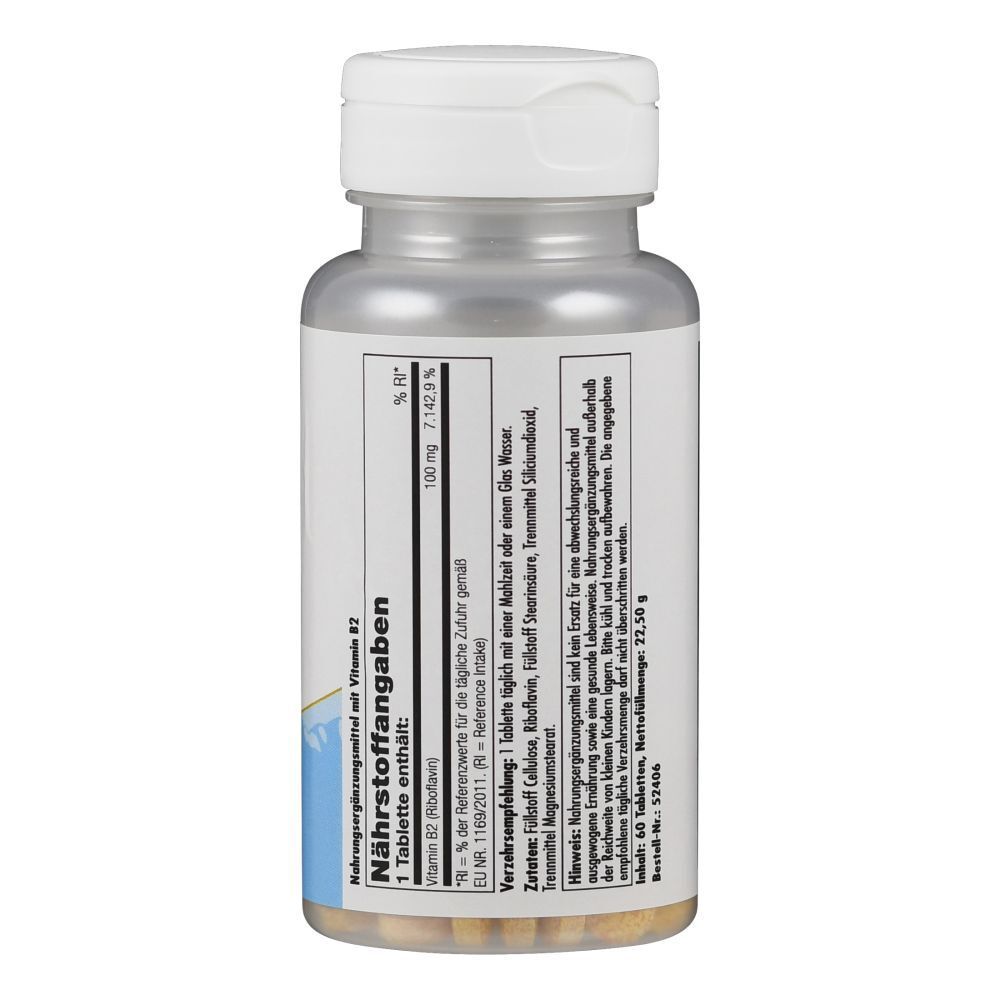 Vitamin B2 Riboflavin 100 mg