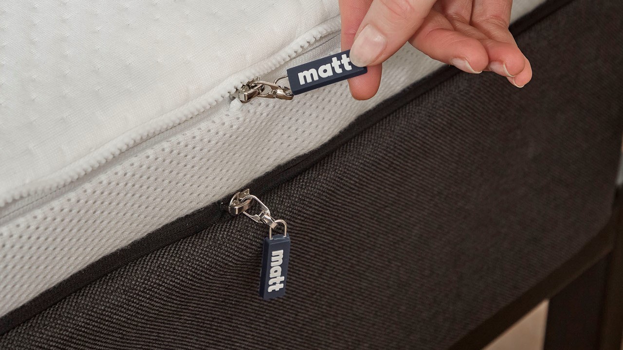 Aanpasbaar Matt Sleeps Hybrid Pro matras